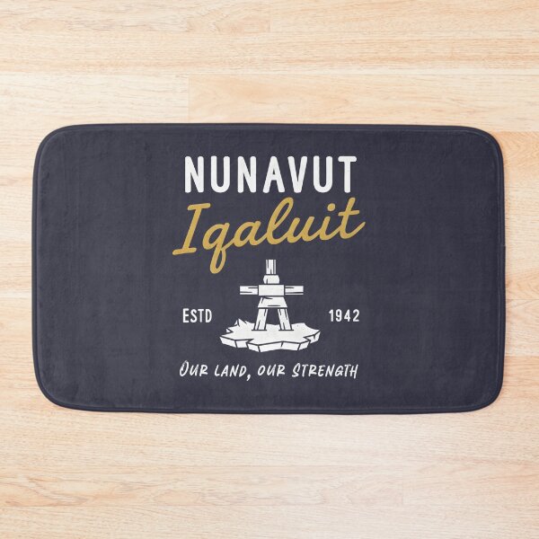 Item preview, Iqaluit Nunavut Canada Inukshuk Pride Motto  designed and sold by HowToCanadian.