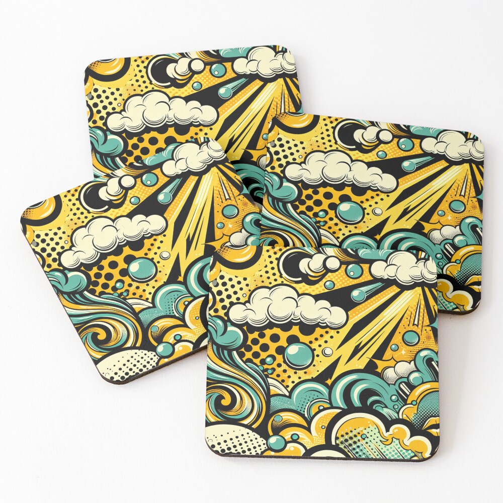 Item preview, Coasters (Set of 4) designed and sold by RockBeeDesigns.