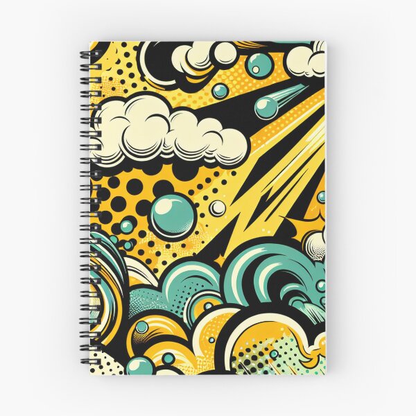 Item preview, Retro Colorful Comic Pattern designed and sold by RockBeeDesigns.
