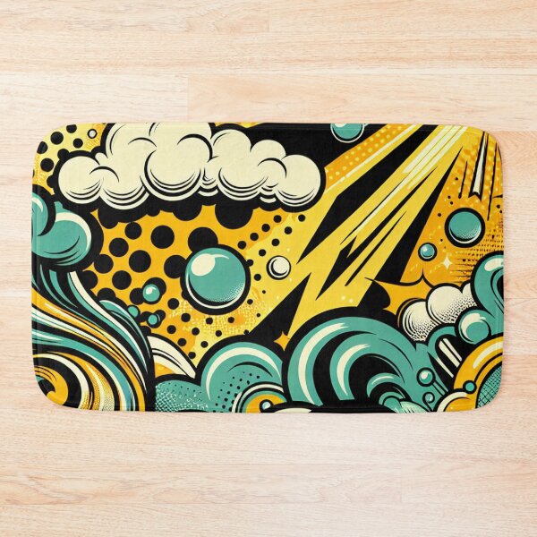Item preview, Retro Colorful Comic Pattern designed and sold by RockBeeDesigns.