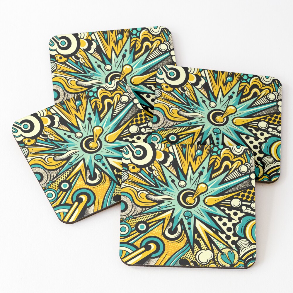Item preview, Coasters (Set of 4) designed and sold by RockBeeDesigns.