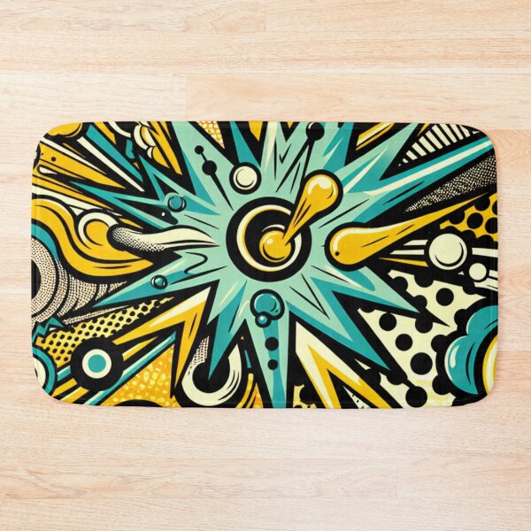 Item preview, Retro Comic Pattern designed and sold by RockBeeDesigns.