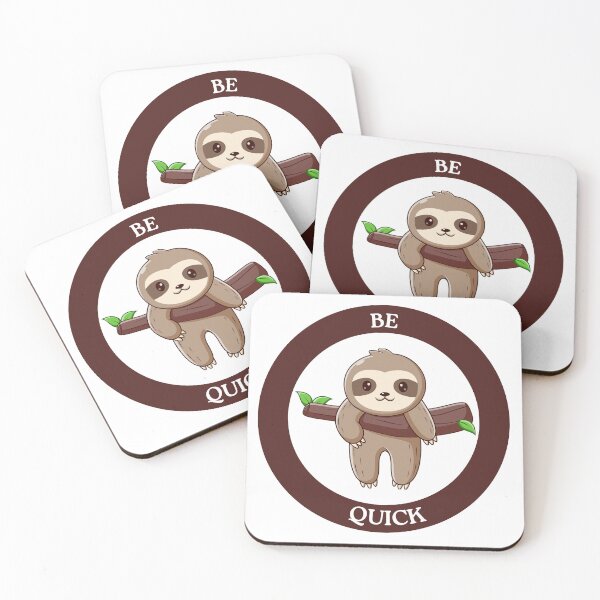 Item preview, Be Quick Sloth - Cute Hanging Sloth Circle Design designed and sold by Love3Happy.