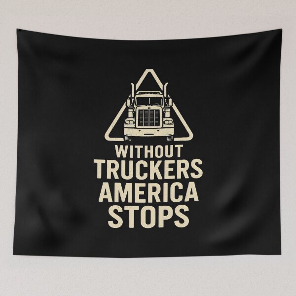 Item preview, Trucker Pride Patriotic Vintage Tribute designed and sold by SplashTastic.