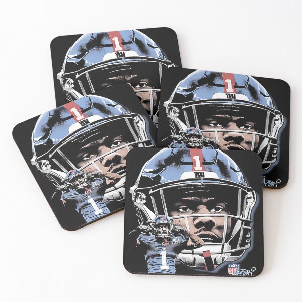 Item preview, Malik Nabers New York G Helmet designed and sold by DIFF-TYPESHOP.