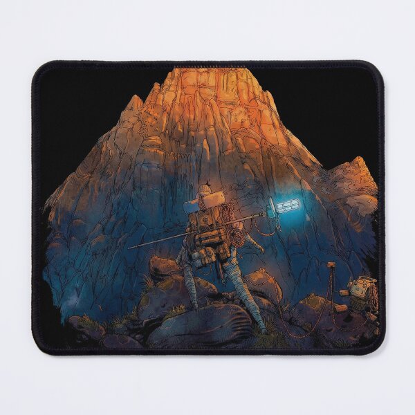 Item preview, Cairn Obsession Sacrifice Theme – Rugged Cliff Climber Fan Portrait designed and sold by Senpaiwaves.