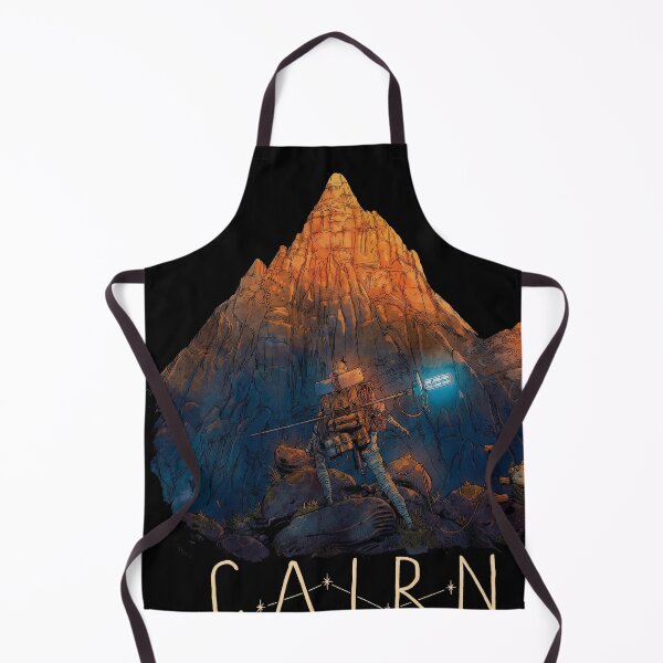 Item preview, Cairn Obsession Sacrifice Theme – Rugged Cliff Climber Fan Portrait designed and sold by Senpaiwaves.