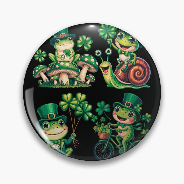 Item preview, Lucky frog on St patricks day  designed and sold by Palmtree94.
