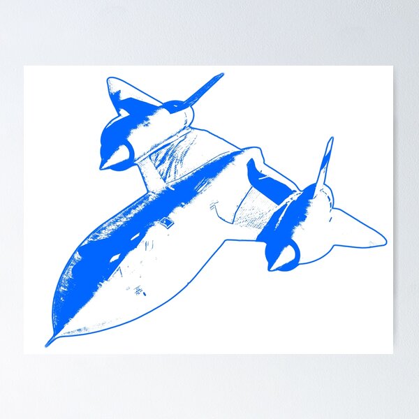 Item preview, Lockheed SR-71 Blackbird - Blue Design designed and sold by Plane Jane Design.