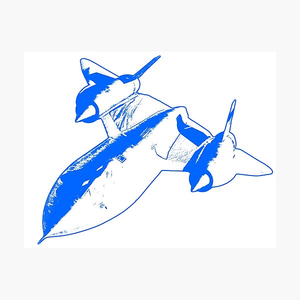 Item preview, Lockheed SR-71 Blackbird - Blue Design designed and sold by Plane Jane Design.