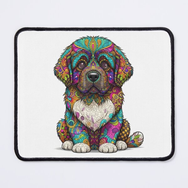 Item preview, Colorful and Fun Newfie designed and sold by PaintedbyCarol.