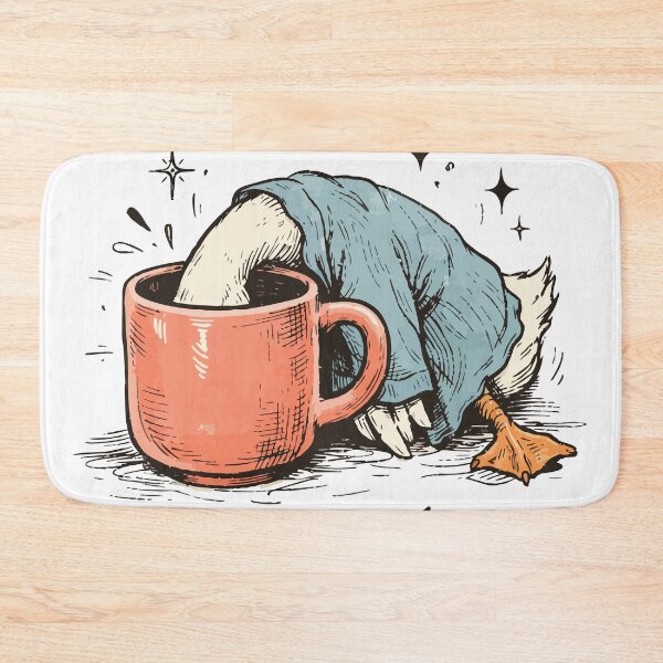 Item preview, Too Tired For This – Funny Exhausted Duck Coffee designed and sold by FamaPod.