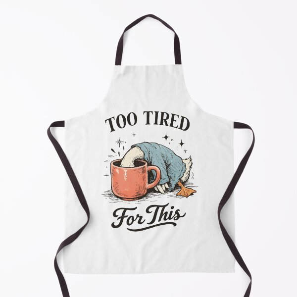 Item preview, Too Tired For This – Funny Exhausted Duck Coffee designed and sold by FamaPod.
