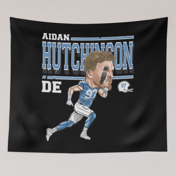 Item preview, Aidan Hutchinson Detroit Cartoon designed and sold by Ajaysinjali.
