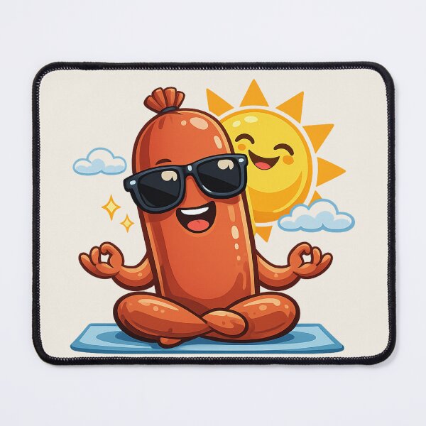 Item preview, Yoga Sausage designed and sold by BROHLine Studio.