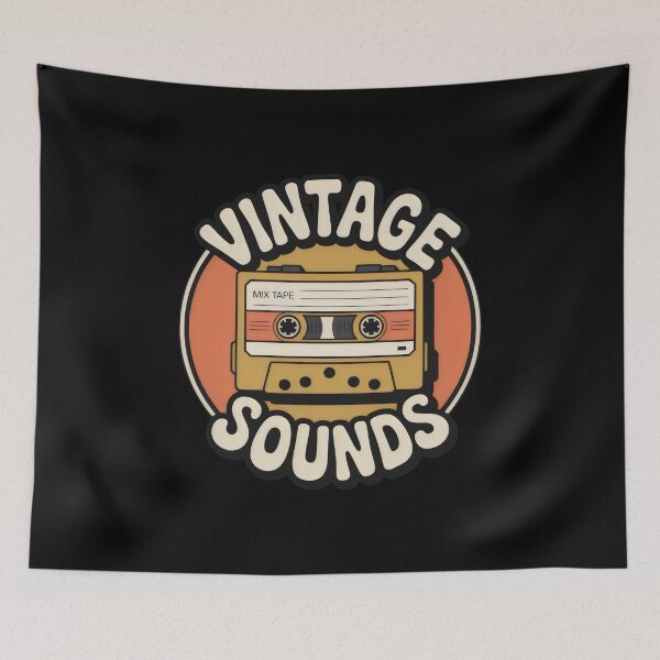 Item preview, Retro Music 80s Cassette Vintage Sounds designed and sold by SplashTastic.