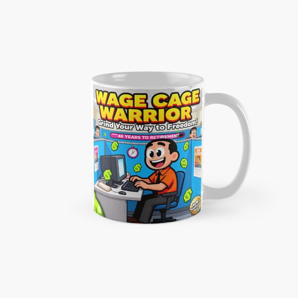 Item preview, Wage Cage Warrior Flash Game Parody designed and sold by PictorialWhimsy.