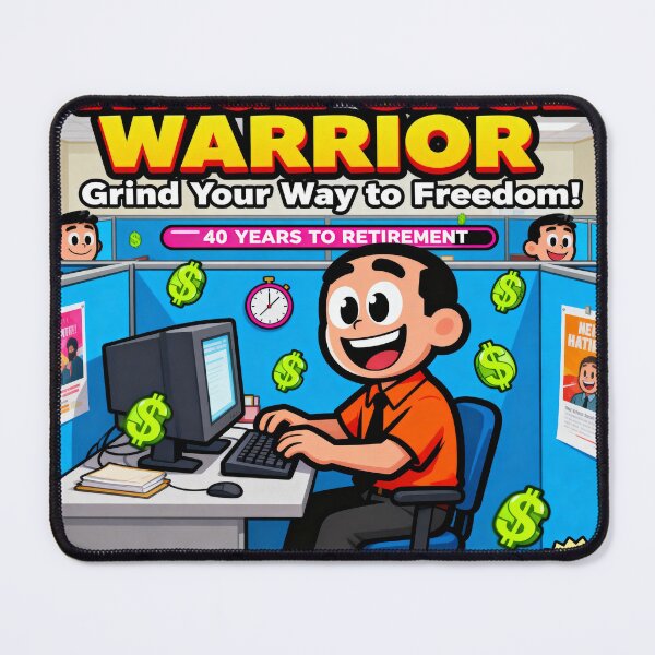 Item preview, Wage Cage Warrior Flash Game Parody designed and sold by PictorialWhimsy.