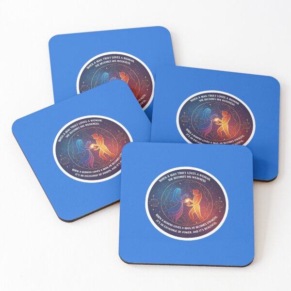 Item preview, When a Man Truly Loves a Woman Exchange of Power Sticker designed and sold by Scro-Ciob-Shop.