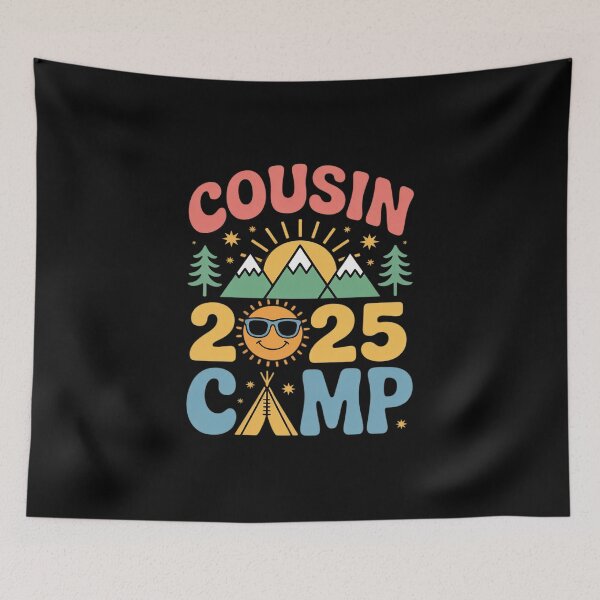 Item preview, 2025 Cousin Camp - Fun Summer Family Camping designed and sold by angolinnArt.