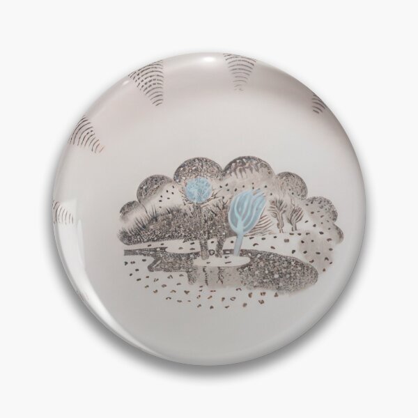 Item preview, A dinner plate from his 'Travel' service designed for Wedgwood - Magic Realism  - Eric Ravilious  designed and sold by nebelimr.