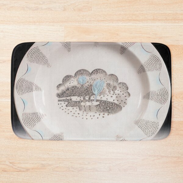Item preview, A dinner plate from his 'Travel' service designed for Wedgwood - Magic Realism  - Eric Ravilious  designed and sold by nebelimr.