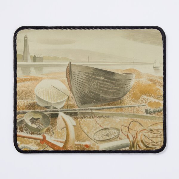 Item preview, Anchor and Boats, Rye - 1938 - Eric Ravilious designed and sold by nebelimr.