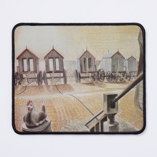 Item preview, Bathing machines. Aldeburgh - Magic Realism - Eric Ravilious designed and sold by nebelimr.