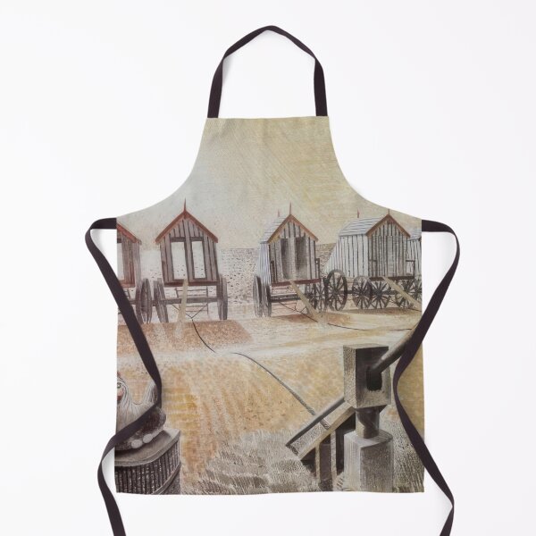 Item preview, Bathing machines. Aldeburgh - Magic Realism - Eric Ravilious designed and sold by nebelimr.
