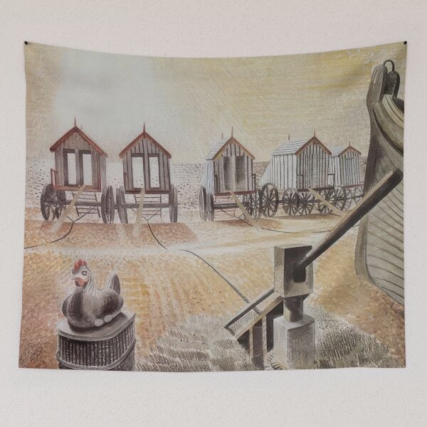 Item preview, Bathing machines. Aldeburgh - Magic Realism  - Eric Ravilious  designed and sold by nebelimr.