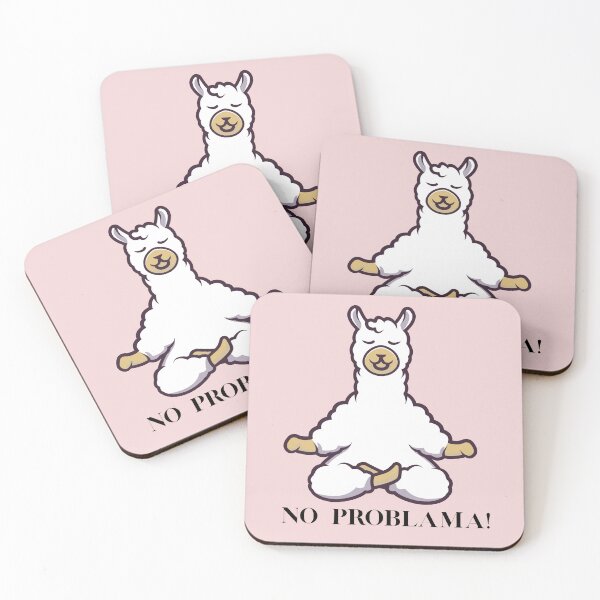 Item preview, No Problama! - Meditating  Lama designed and sold by MMPrintsDesign.
