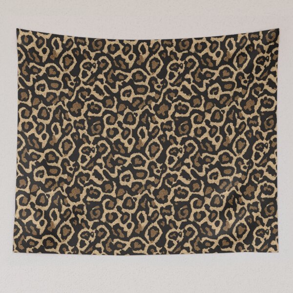 Item preview, Nature-Inspired Leopard Textile - Wildlife Pattern  - Birthday Gift For Wife designed and sold by RoyalStarsPatts.