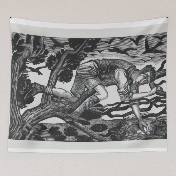 Item preview, Boy Bird Nesting - Magic Realism  - Eric Ravilious  designed and sold by nebelimr.