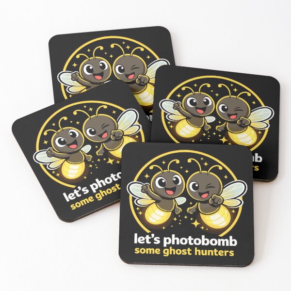Item preview, Fireflies Photobombing Ghost Hunters designed and sold by CoverStories.