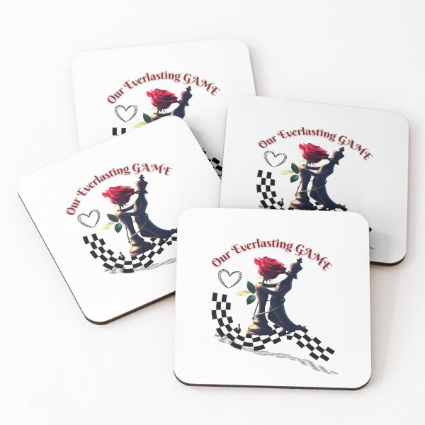 Item preview, Copy of Romantic chessboard with dancing king and Queen- everlasting Game designed and sold by BigSquareOfficial.