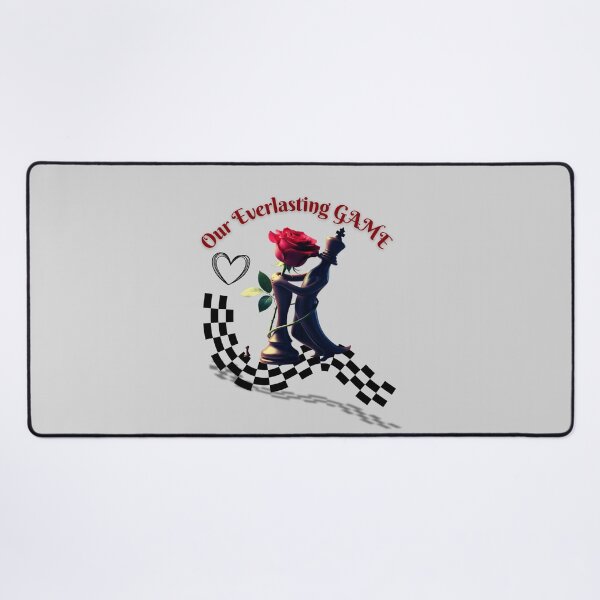 Item preview, Copy of Romantic chessboard with dancing king and Queen- everlasting Game designed and sold by BigSquareOfficial.