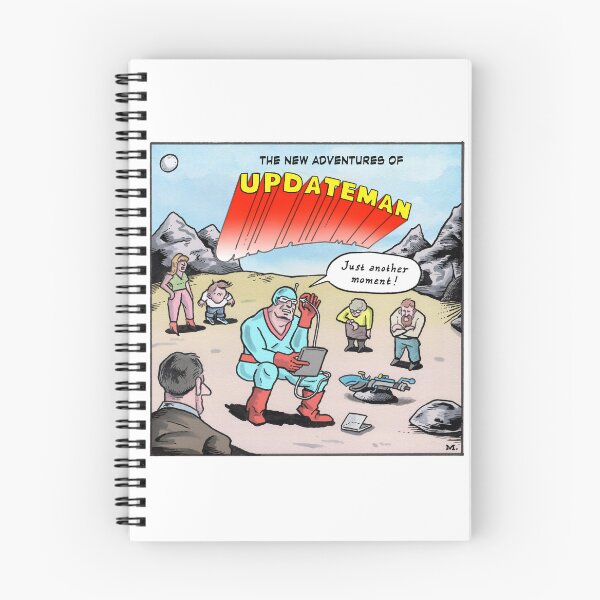 Item preview, Adventures of Updateman designed and sold by Mavlast.