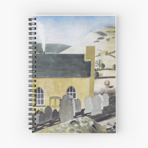 Item preview, DUKE OF HEREFORDS KNOB & BAPTIST CHAPEL AT CAPEL-Y-FFIN - 1938  - Eric Ravilious  designed and sold by nebelimr.