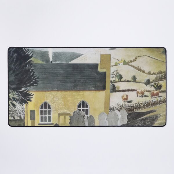 Item preview, DUKE OF HEREFORDS KNOB & BAPTIST CHAPEL AT CAPEL-Y-FFIN - 1938 - Eric Ravilious designed and sold by nebelimr.