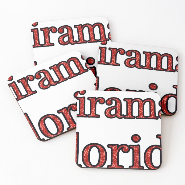 Item preview, Miramar Florida City Name With Red Rhinestone designed and sold by TheIconSmith.