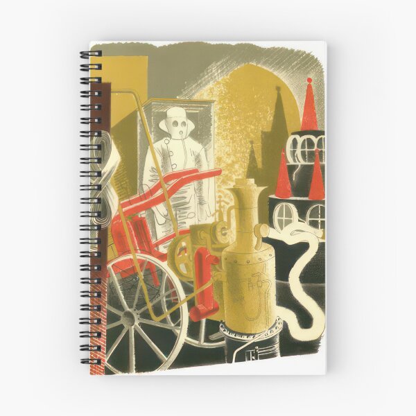 Item preview, Fire Engineer - Magic Realism  - Eric Ravilious  designed and sold by nebelimr.