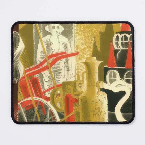 Item preview, Fire Engineer - Magic Realism - Eric Ravilious designed and sold by nebelimr.
