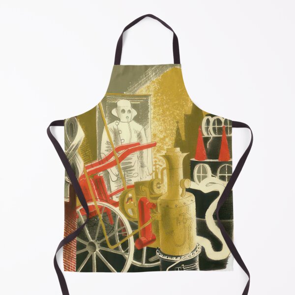 Item preview, Fire Engineer - Magic Realism - Eric Ravilious designed and sold by nebelimr.