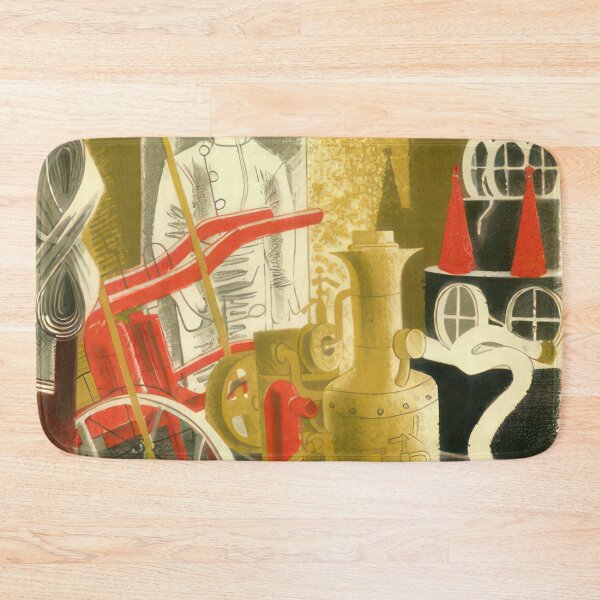 Item preview, Fire Engineer - Magic Realism  - Eric Ravilious  designed and sold by nebelimr.
