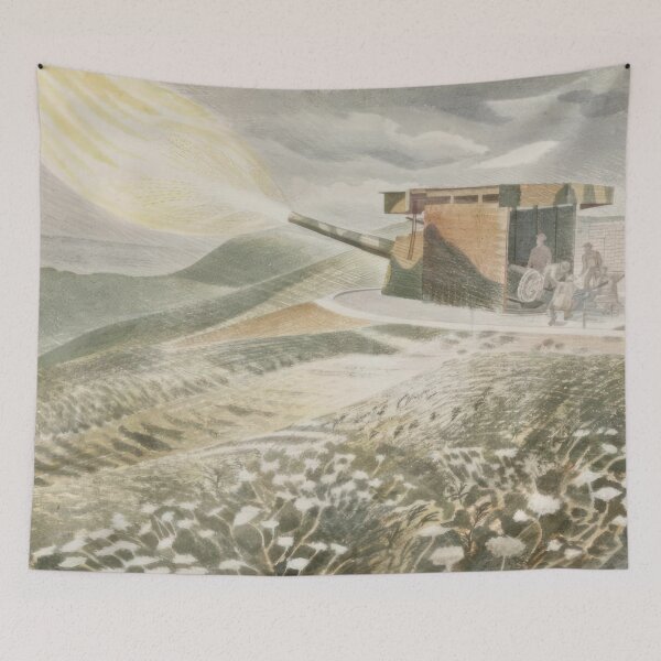 Item preview, Firing a 9.2 Gun - 1941  - Eric Ravilious  designed and sold by nebelimr.
