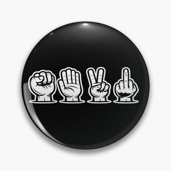 Item preview, Rock Paper Scissors Flashbang — Funny Gamer Humor Minimalist Shirt designed and sold by VibeOffline Studio.