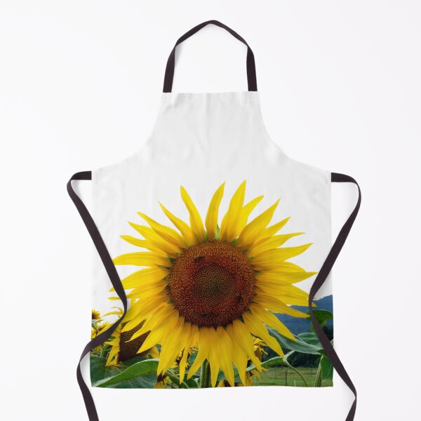 Artikelvorschau, Sonnenblume mit Bienen entworfen und verkauft von nikawanders.