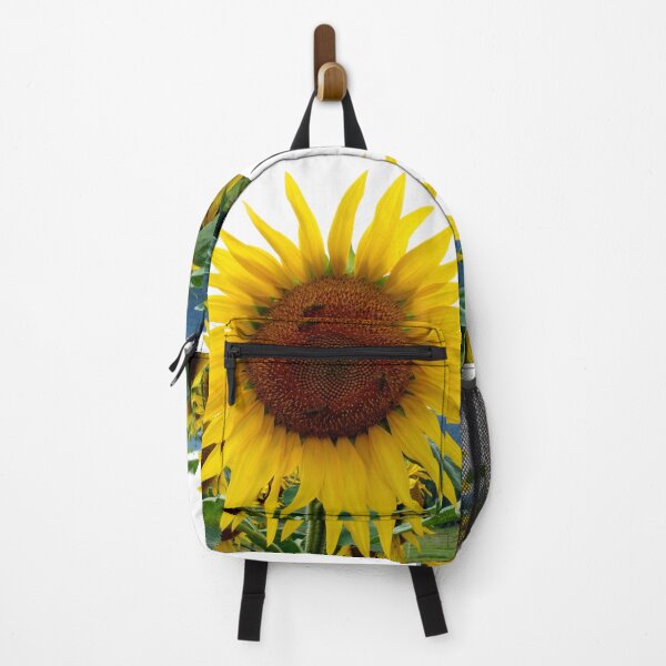 Item preview, sunflower with bees designed and sold by nikawanders.