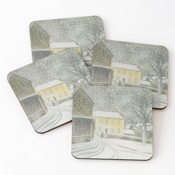 Artikelvorschau, Halstead Road im Schnee - 1935 - Eric Ravilious entworfen und verkauft von nebelimr.