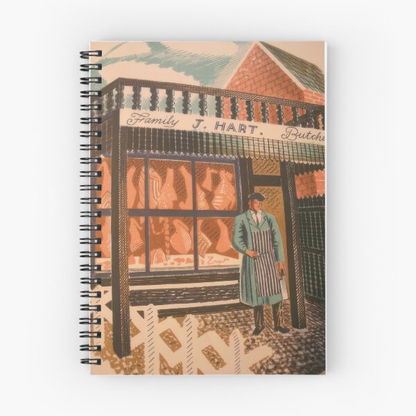 Artikelvorschau, HIGH STREET - 1938 - Eric Ravilious entworfen und verkauft von nebelimr.